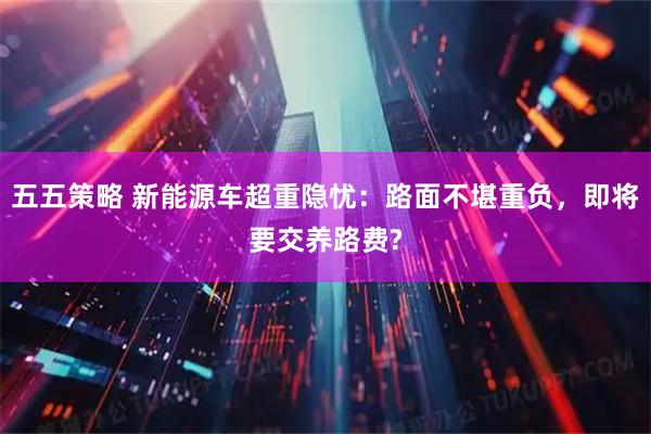 五五策略 新能源车超重隐忧：路面不堪重负，即将要交养路费?